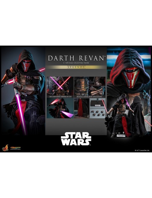 Hot Toys Videogame Masterpiece Star Wars The Force Unleashed Darth Revan 1/6 Scale Collectible Figure