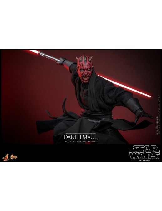 Hot Toys Movie Masterpiece Star Wars The Phantom Menace Darth Maul 1/6 Scale Collectible Figure