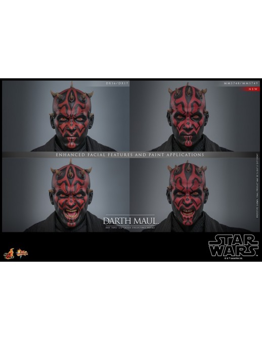 Hot Toys Movie Masterpiece Star Wars The Phantom Menace Darth Maul 1/6 Scale Collectible Figure