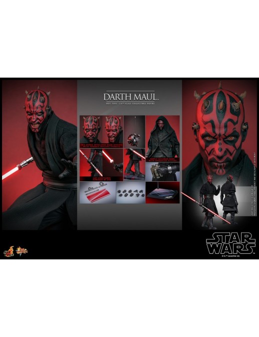 Hot Toys Movie Masterpiece Star Wars The Phantom Menace Darth Maul 1/6 Scale Collectible Figure