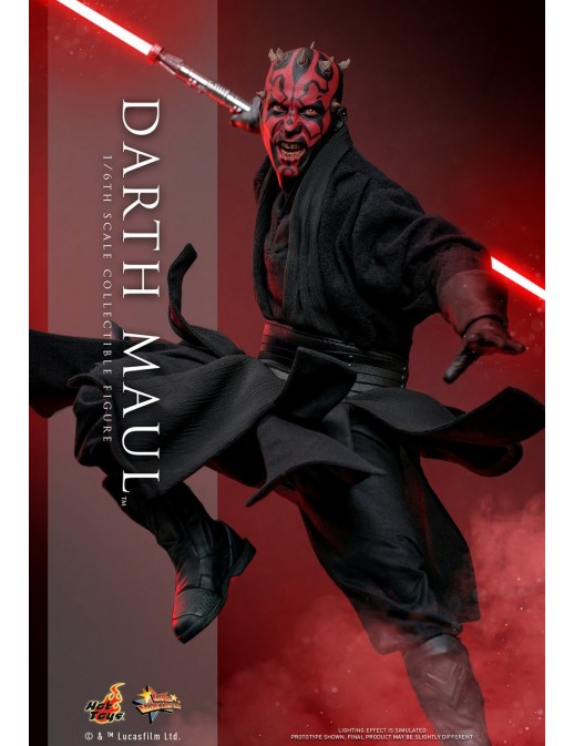 Hot Toys Movie Masterpiece Star Wars The Phantom Menace Darth Maul 1/6 Scale Collectible Figure