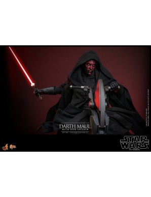 Hot Toys Movie Masterpiece Star Wars The Phantom Menace Darth Maul with Sith Speeder 1/6 Scale Collectible Figure