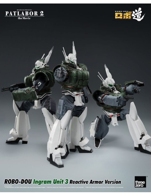 Threezero ROBO-DOU Mobile Police Patlabor 2: The Movie Ingram Unit 3 Reactive Armor Version