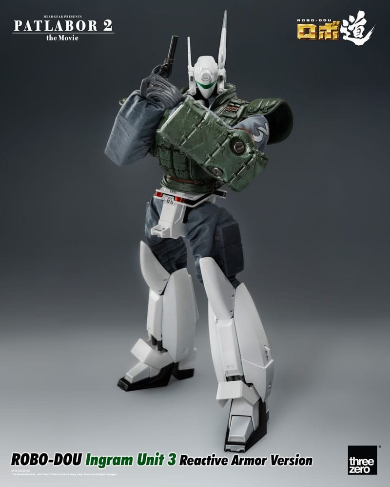 THREEZERO ROBO-DOU MOBILE POLICE PATLABOR 2: THE MOVIE INGRAM UNIT 3 REACTIVE ARMOR VERSION