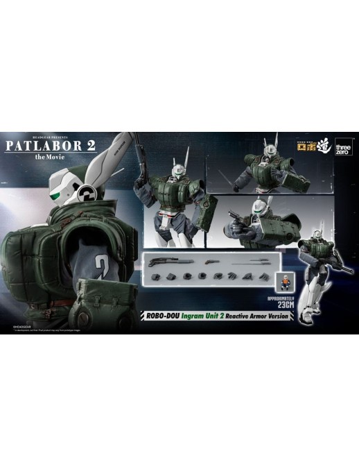 Threezero ROBO-DOU Mobile Police Patlabor 2: The Movie Ingram Unit 2 Reactive Armor Version