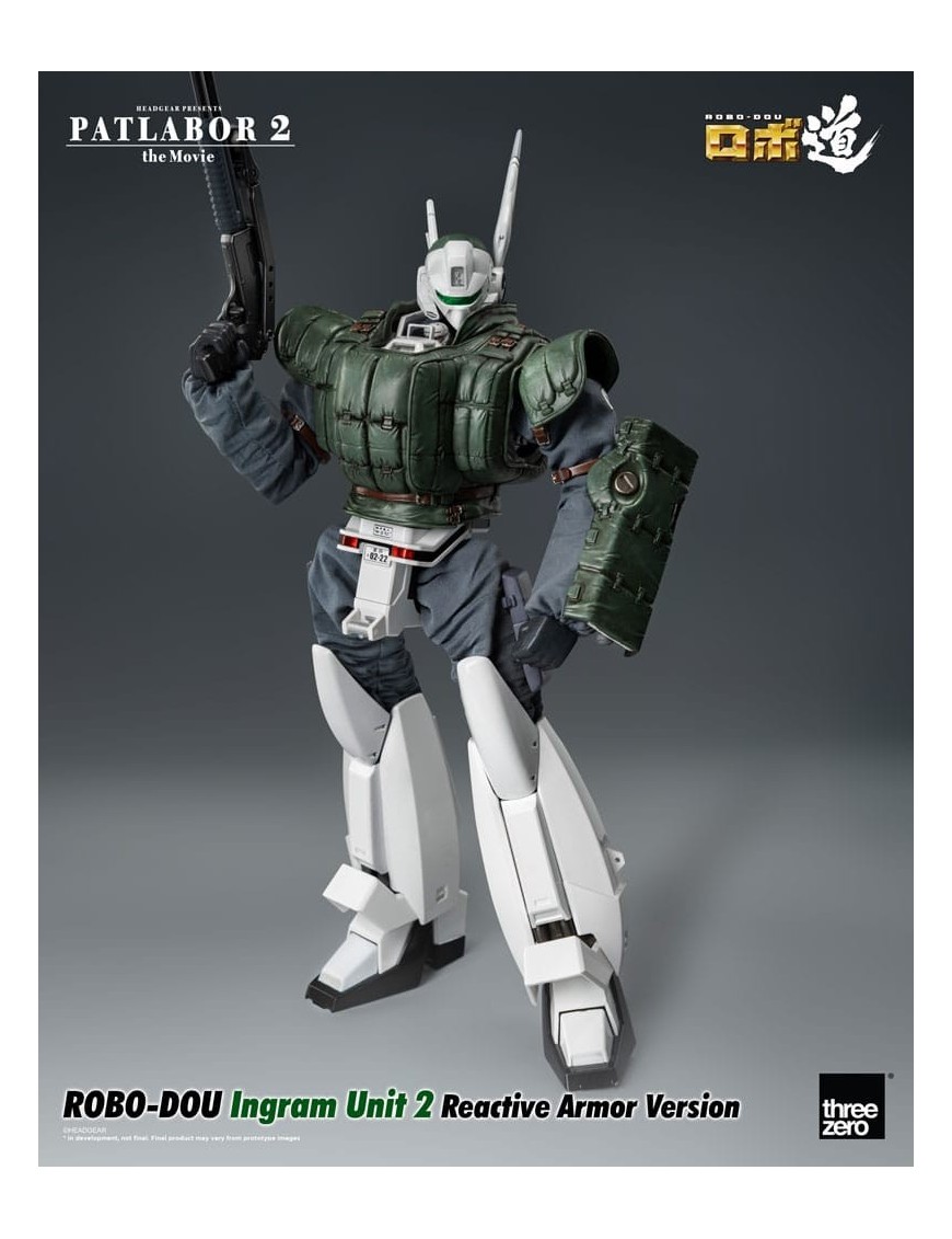 Threezero ROBO-DOU Mobile Police Patlabor 2: The Movie Ingram Unit 2 Reactive Armor Version Threezero ROBO-DOU Mobile Police Patlabor 2: The Movie Ingram Unit 2 Reactive Armor Version
