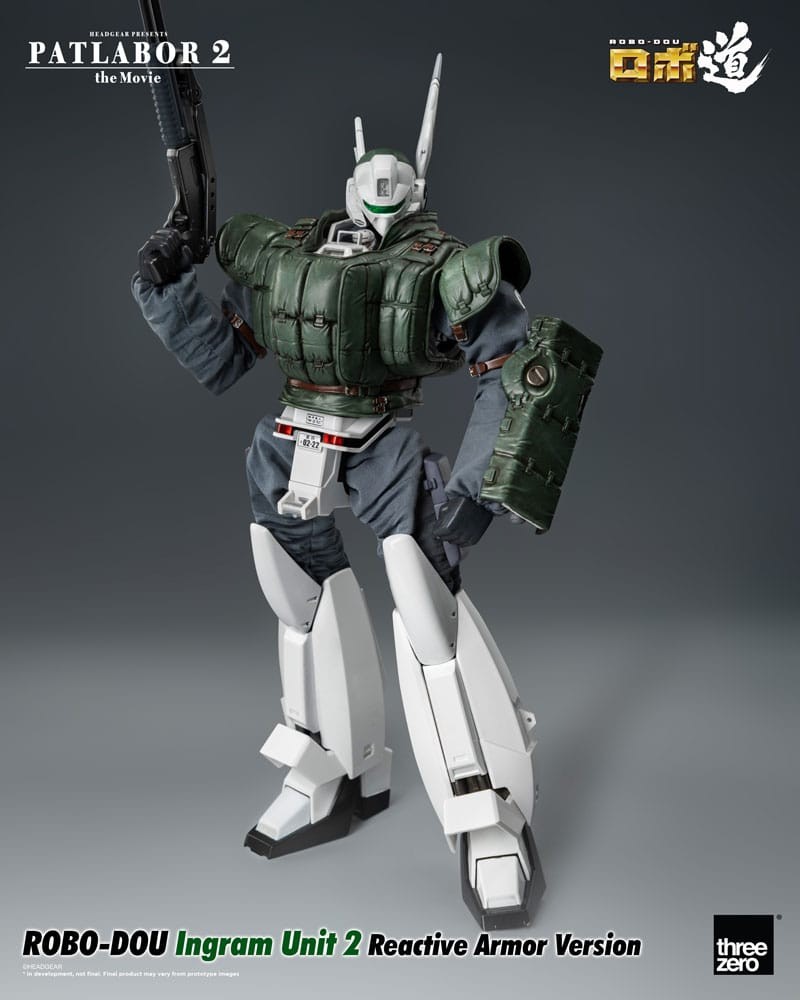 THREEZERO ROBO-DOU MOBILE POLICE PATLABOR 2: THE MOVIE INGRAM UNIT 2 REACTIVE ARMOR VERSION