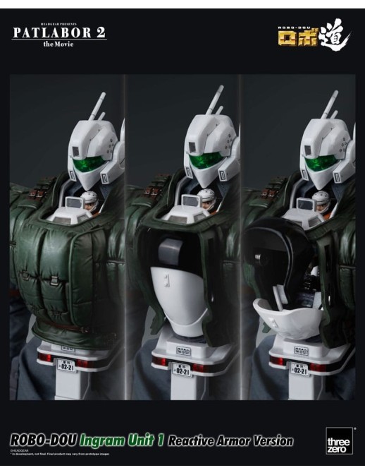 Threezero ROBO-DOU Mobile Police Patlabor 2: The Movie Ingram Unit 1 Reactive Armor Version