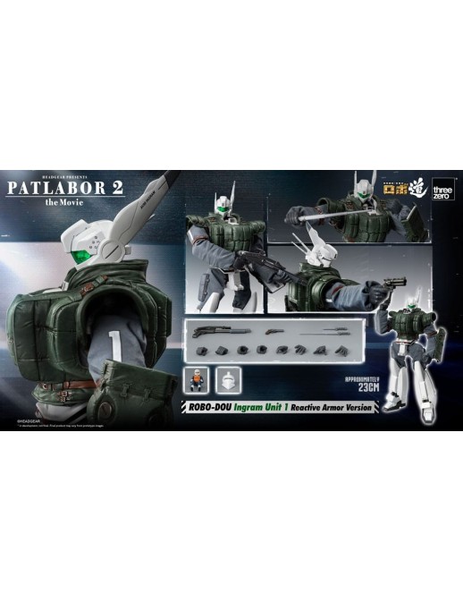 Threezero ROBO-DOU Mobile Police Patlabor 2: The Movie Ingram Unit 1 Reactive Armor Version