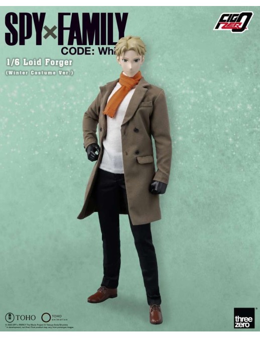Threezero FigZero Spy X Family Code: White Loid Forger Winter Costume Version