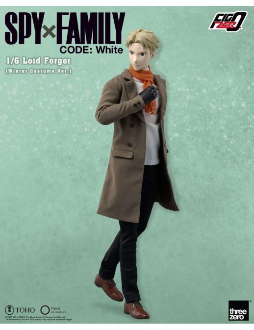 Threezero FigZero Spy X Family Code: White Loid Forger Winter Costume Version