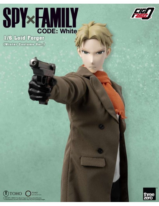 Threezero FigZero Spy X Family Code: White Loid Forger Winter Costume Version