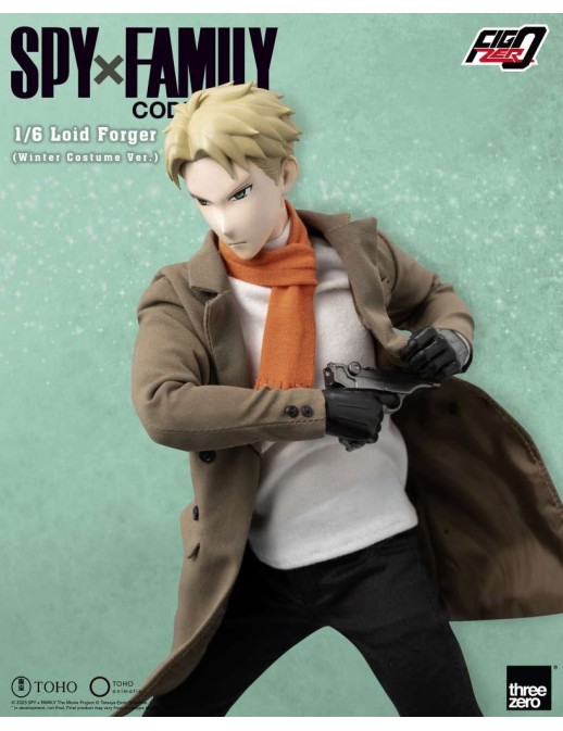 Threezero FigZero Spy X Family Code: White Loid Forger Winter Costume Version