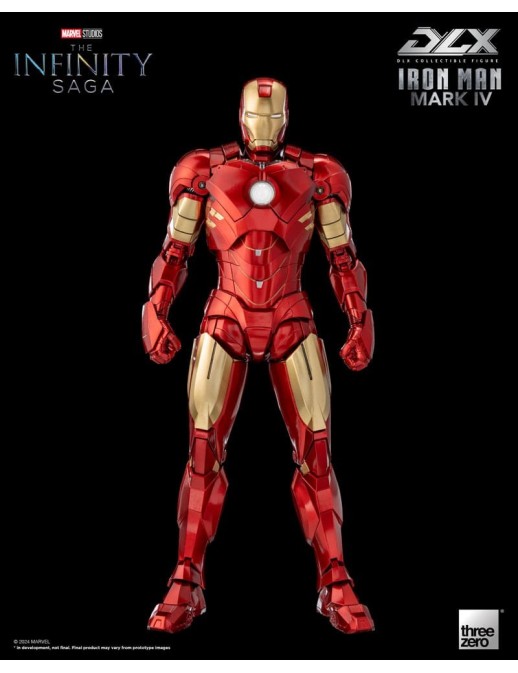 Threezero Avengers Infinity Saga DLX Collectible Figure Iron Man Mark IV 1/12 Scale