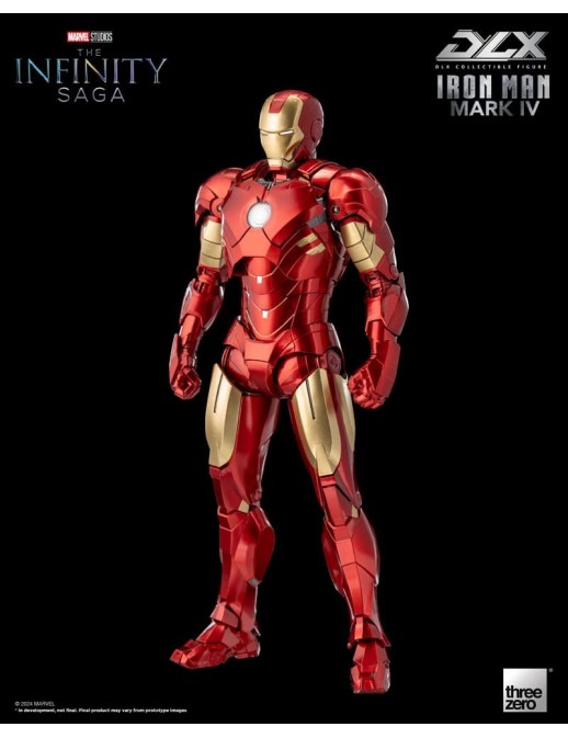Threezero Avengers Infinity Saga DLX Collectible Figure Iron Man Mark IV 1/12 Scale