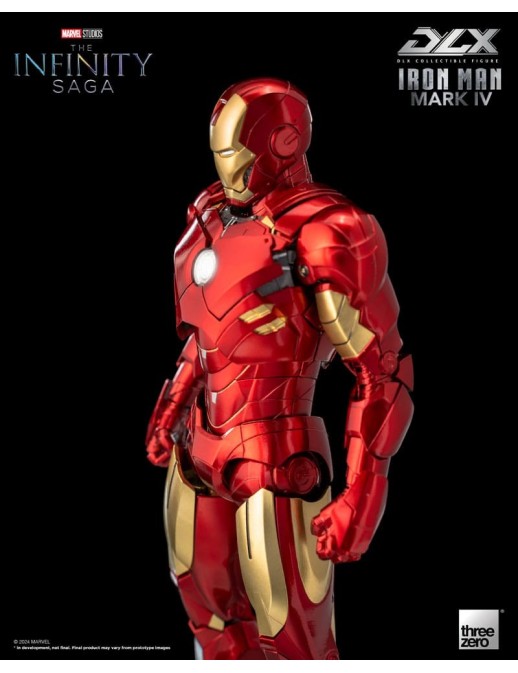 Threezero Avengers Infinity Saga DLX Collectible Figure Iron Man Mark IV 1/12 Scale