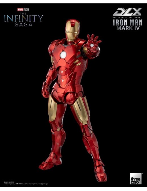 Threezero Avengers Infinity Saga DLX Collectible Figure Iron Man Mark IV 1/12 Scale