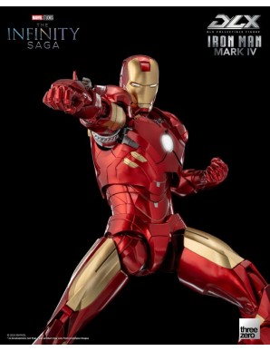 Threezero Avengers Infinity Saga DLX Collectible Figure Iron Man Mark IV 1/12 Scale