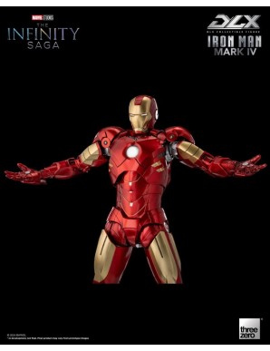 Threezero Avengers Infinity Saga DLX Collectible Figure Iron Man Mark IV 1/12 Scale