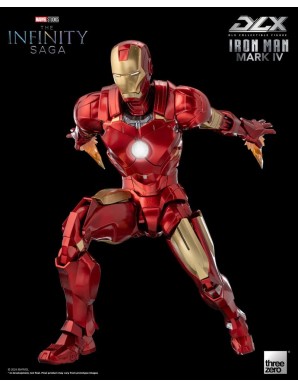 Threezero Avengers Infinity Saga DLX Collectible Figure Iron Man Mark IV 1/12 Scale