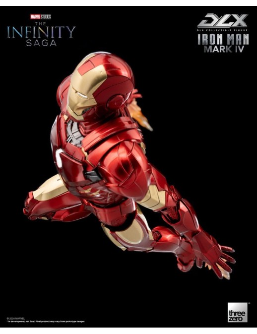 Threezero Avengers Infinity Saga DLX Collectible Figure Iron Man Mark IV 1/12 Scale