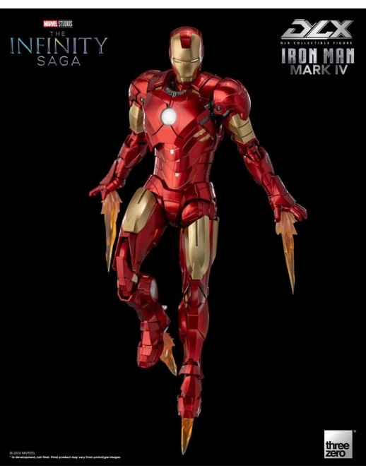 Threezero Avengers Infinity Saga DLX Collectible Figure Iron Man Mark IV 1/12 Scale