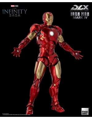 Threezero Avengers Infinity Saga DLX Collectible Figure Iron Man Mark IV 1/12 Scale