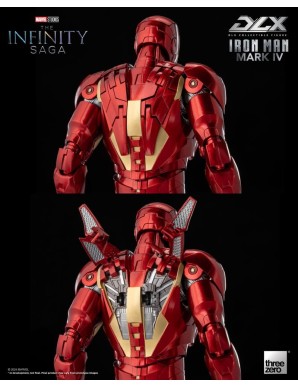 Threezero Avengers Infinity Saga DLX Collectible Figure Iron Man Mark IV 1/12 Scale