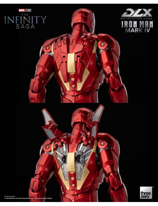 Threezero Avengers Infinity Saga DLX Collectible Figure Iron Man Mark IV 1/12 Scale