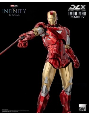 Threezero Avengers Infinity Saga DLX Collectible Figure Iron Man Mark IV 1/12 Scale