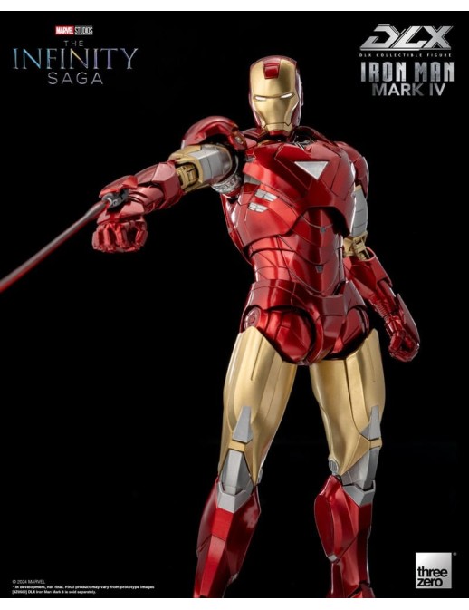 Threezero Avengers Infinity Saga DLX Collectible Figure Iron Man Mark IV 1/12 Scale