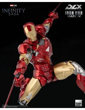 Threezero Avengers Infinity Saga DLX Collectible Figure Iron Man Mark IV 1/12 Scale
