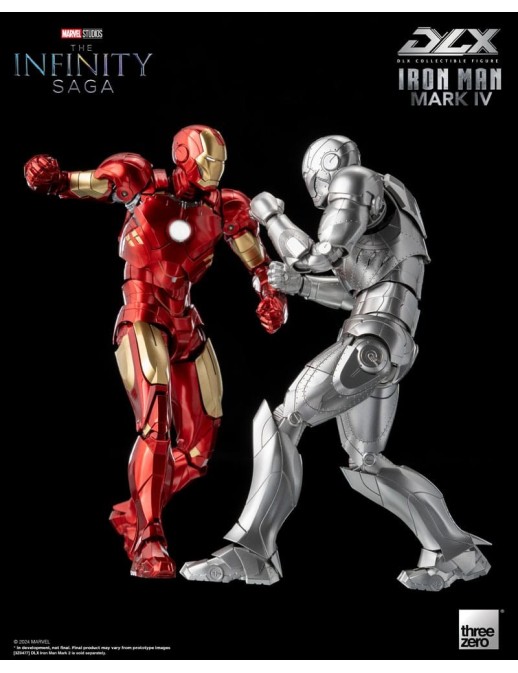 Threezero Avengers Infinity Saga DLX Collectible Figure Iron Man Mark IV 1/12 Scale