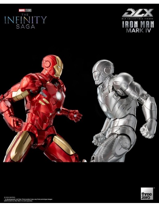 Threezero Avengers Infinity Saga DLX Collectible Figure Iron Man Mark IV 1/12 Scale
