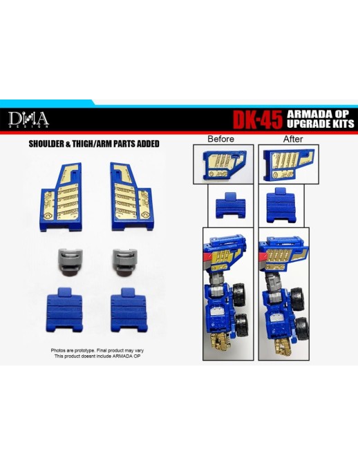 DNA Design DK-45 Upgrade Kit for Transformers Generations Legacy Commander Armada Universe Optimus Prime