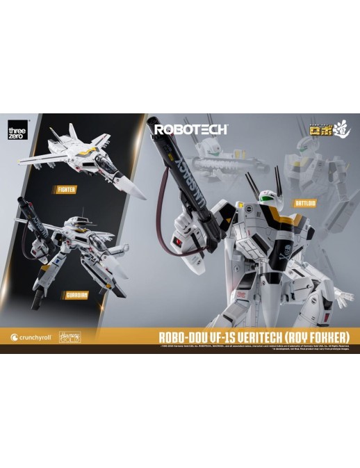 Threezero ROBO-DOU Robotech VF-1S Veritech Roy Fokker