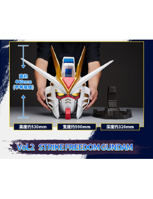 Bandai BN Head Collection Vol.2 Mobile Suit Gundam ZGMF-X20A Strike Freedom Gundam Head Sculpt