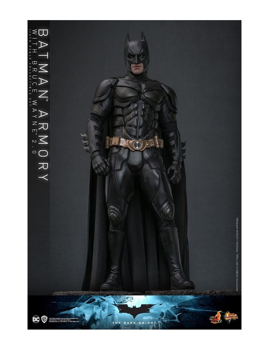 BATMAN ARMORY+ゴードン本部長フィギュアSET HOTTOYS Hot Toys 1:6 Scale DC Comics Batman Armory with Bruce Wayne