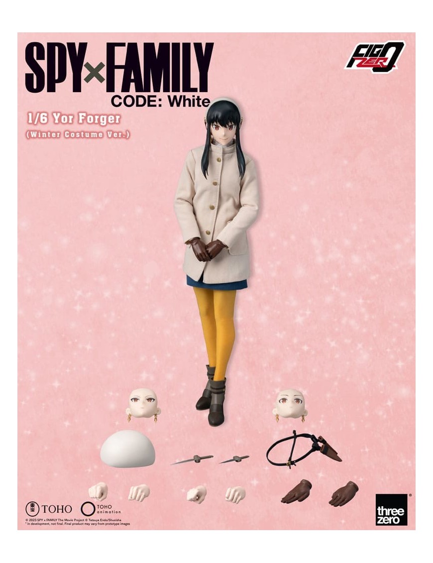 Threezero FigZero Spy X Family Code: White Yor Forger Winter