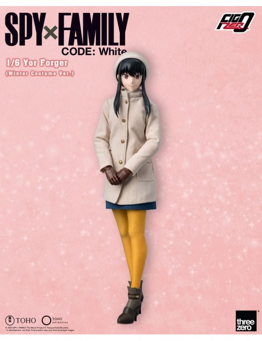 Threezero FigZero Spy X Family Code: White Yor Forger Winter Costume Version