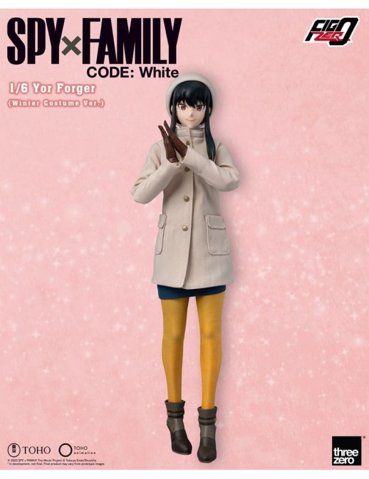 Threezero FigZero Spy X Family Code: White Yor Forger Winter Costume Version