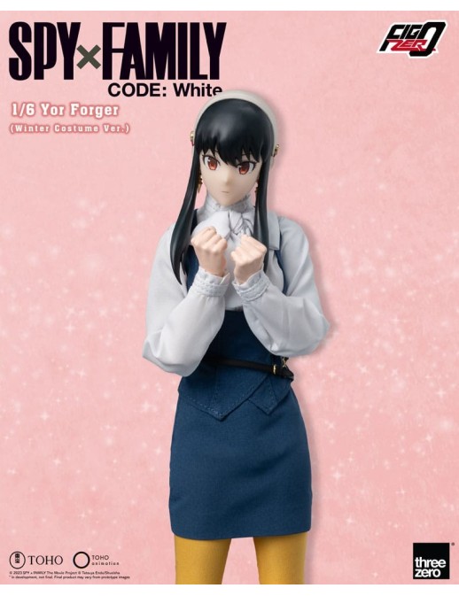 Threezero FigZero Spy X Family Code: White Yor Forger Winter Costume Version