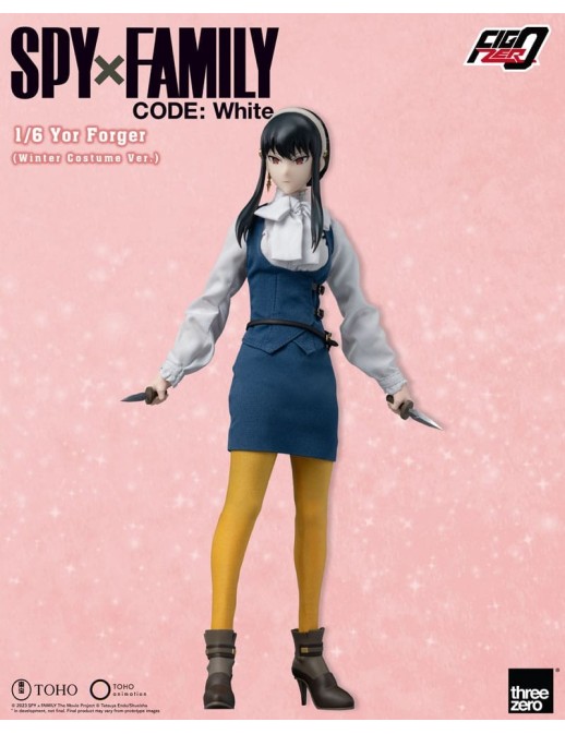 Threezero FigZero Spy X Family Code: White Yor Forger Winter Costume Version