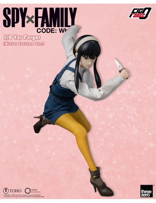 Threezero FigZero Spy X Family Code: White Yor Forger Winter Costume Version