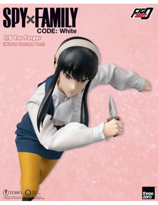 Threezero FigZero Spy X Family Code: White Yor Forger Winter Costume Version