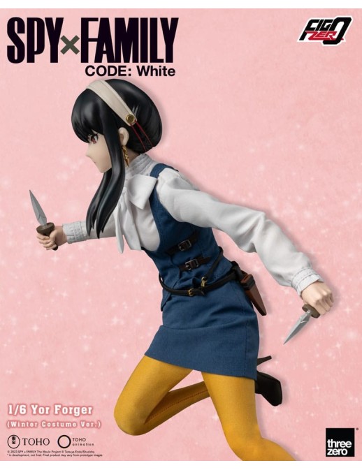 Threezero FigZero Spy X Family Code: White Yor Forger Winter Costume Version