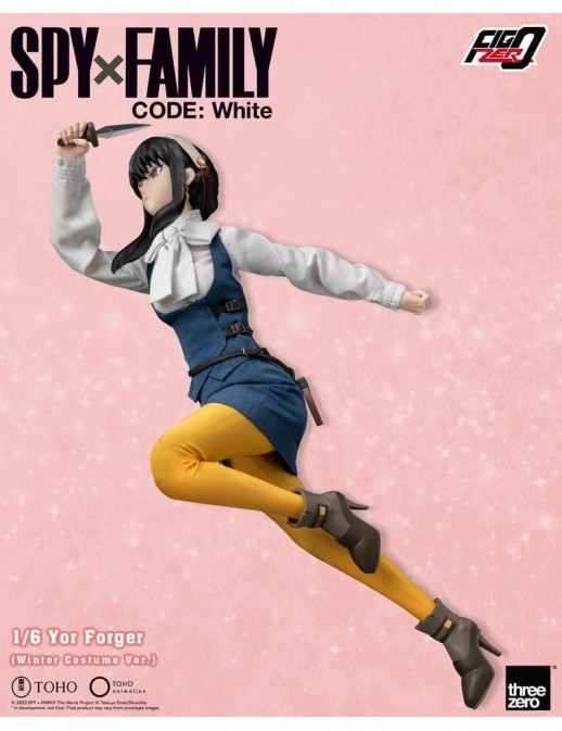 Threezero FigZero Spy X Family Code: White Yor Forger Winter Costume Version