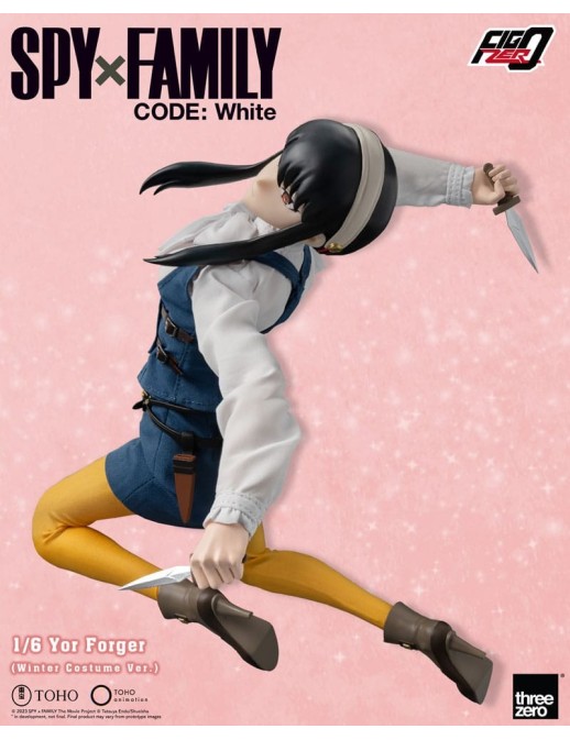 Threezero FigZero Spy X Family Code: White Yor Forger Winter Costume Version