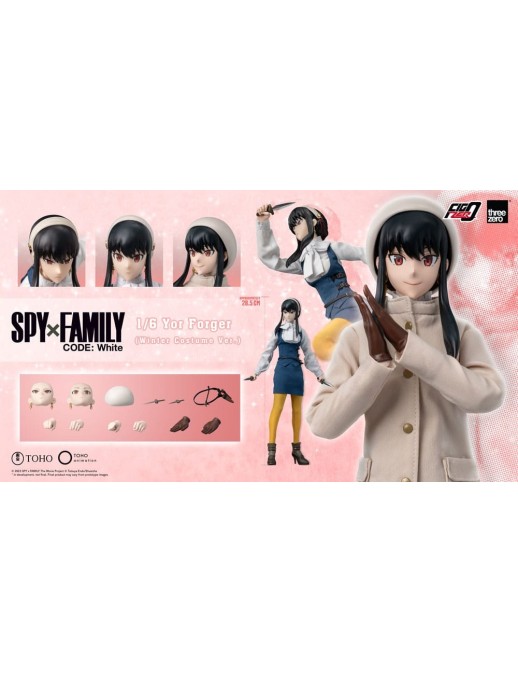 Threezero FigZero Spy X Family Code: White Yor Forger Winter Costume Version