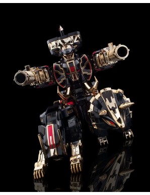 Flame Toys Model Kit Series Mighty Morphin Power Rangers Megazord Black Limited Version